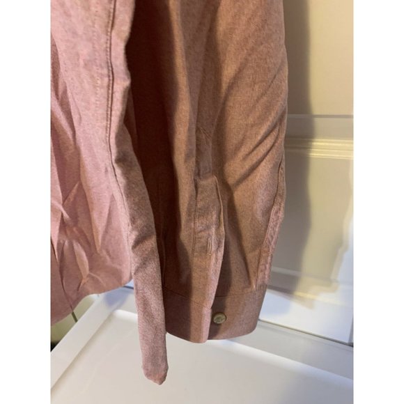 Orvis Men’s Sz L Pale Red Button Front Long‎ Sleeve Shirt - Picture 5 of 8